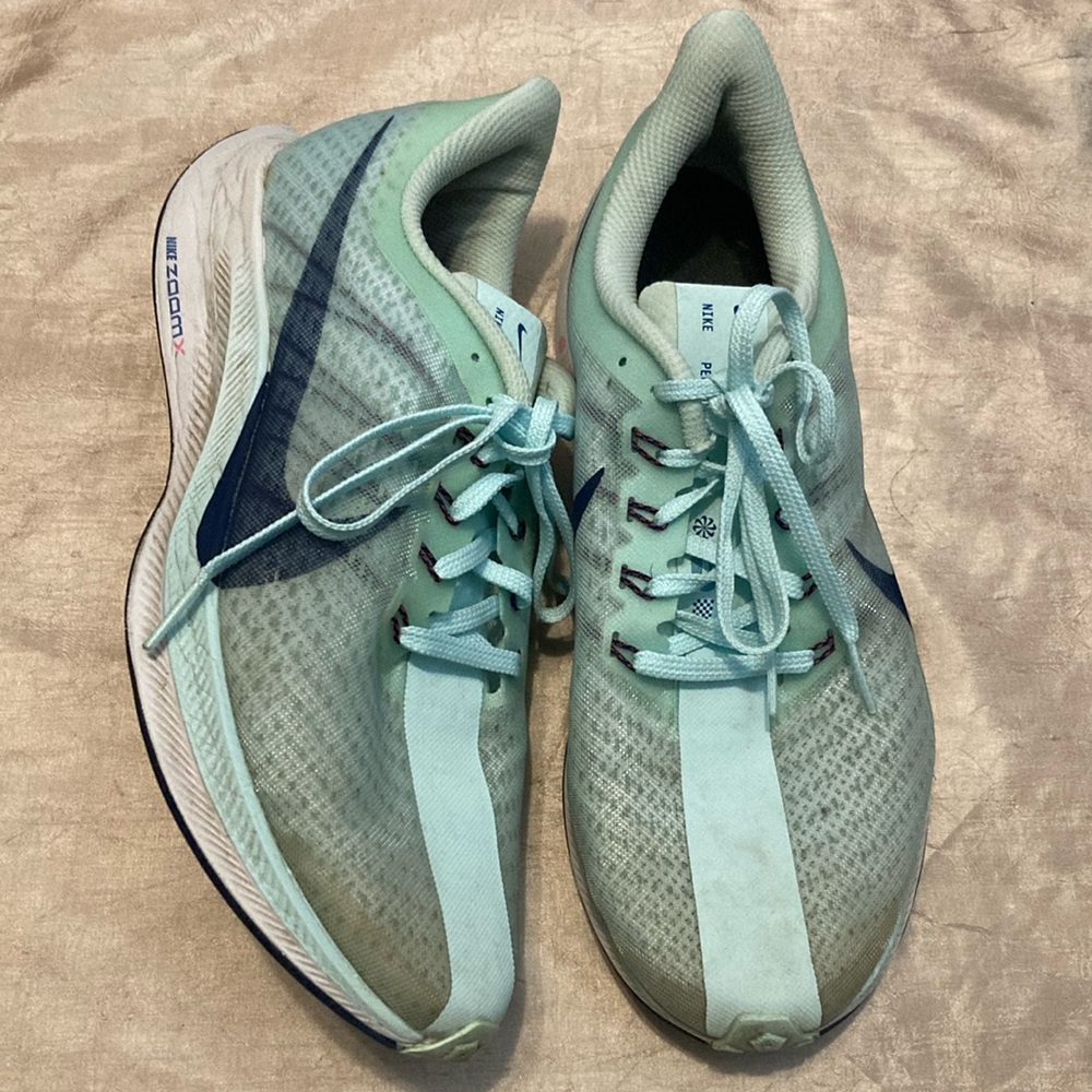 Nike Pegasus 35 Turbo Zoom X Teal and Blue color